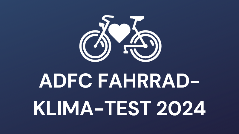 Logo des ADFC Fahrradklima-Tests 2024