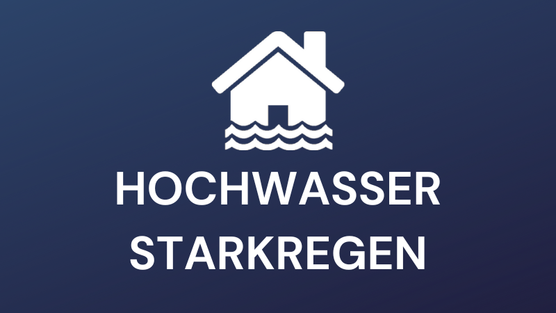 Symbolbild für Hochwasserschutz/ Starkregen