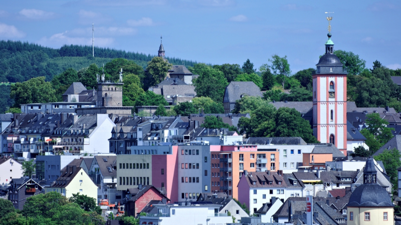 Siegen: Siegberg und Nikolaikirche, Foto: Stadt Siegen