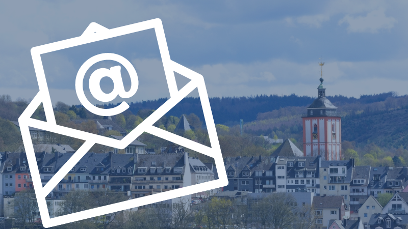 Symbolfoto: E-Mail-Adressen der Stadt Siegen wieder verfügbar